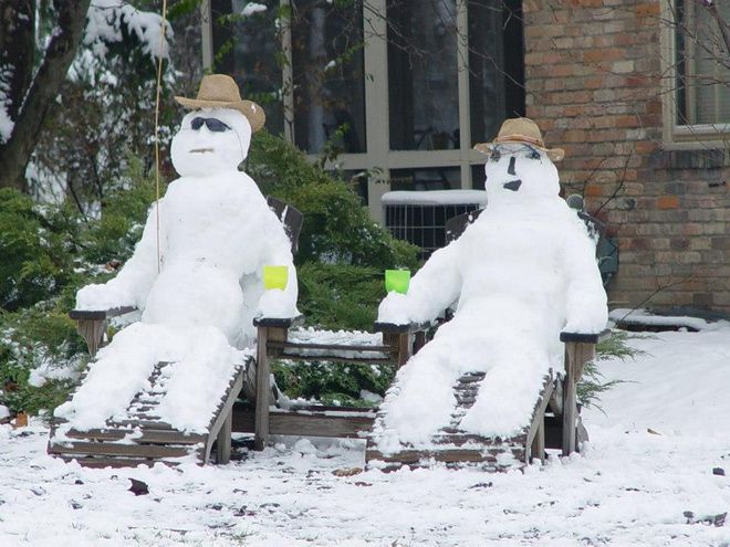 ایجاد زمستان: 30 آدم برفی عجیب و غریب و غیر منتظره